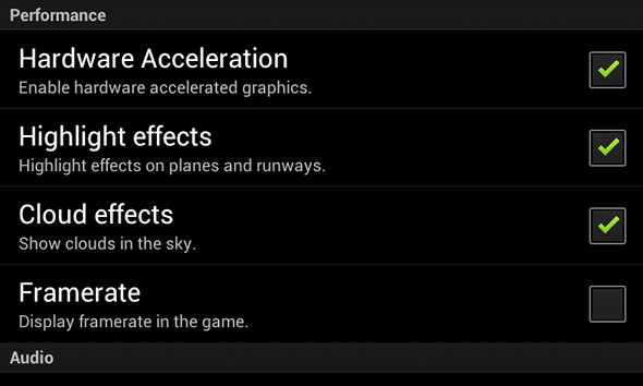 Controle os céus e os aviões terrestres com segurança com o Air Control [Android 1.6+] configurações de controle aéreo