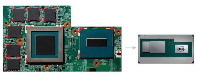 Processador Intel 8a geração com gráficos vega m