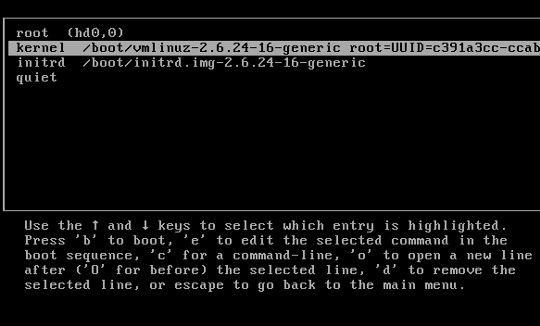 redefinir senha linux