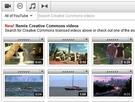 Biblioteca Creative Commons do YouTube é re-mix Heaven [Notícias] youtubecommons1