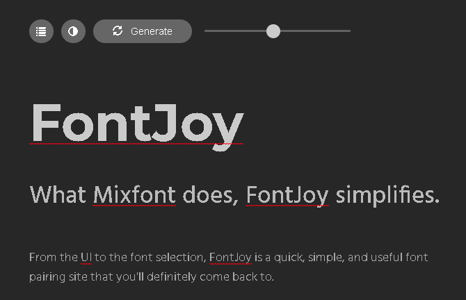 fontjoy dials