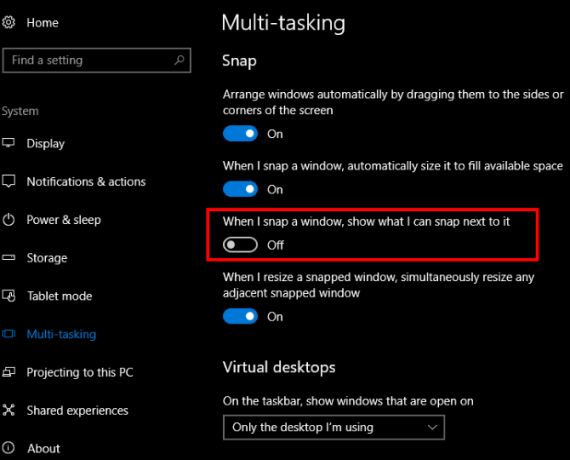 Como tornar o ajuste de janela no Windows 10 menos chato com um ajuste Windows 10 Desativar configuração de ajuste