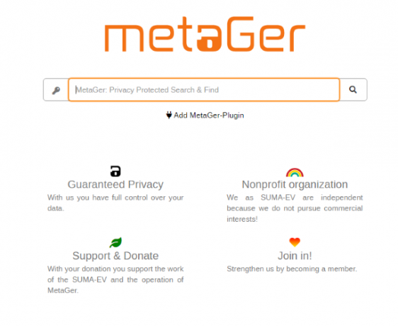 Os 5 melhores motores de busca privados que respeitam seus dados Private Search Metager
