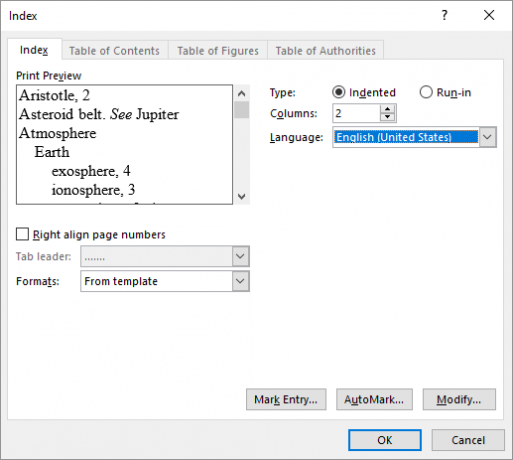 Como criar relatórios e documentos profissionais no índice de formatos do Microsoft Word