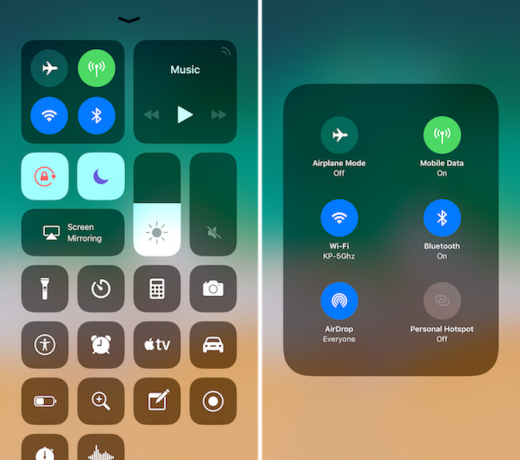 Personalizar o Control Center 2