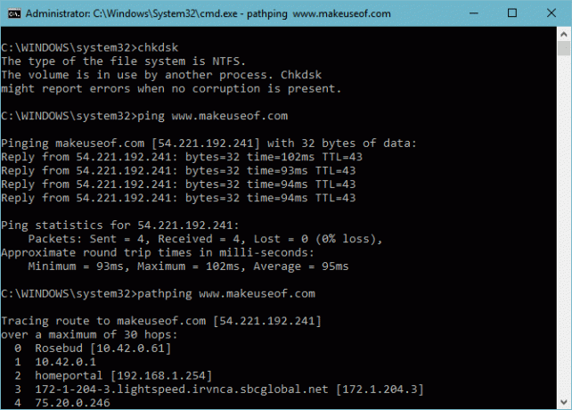 Comandos essenciais do Windows CMD que você deve saber ping pathping tracert