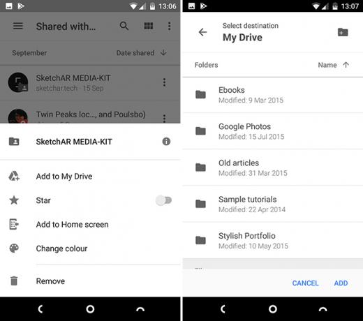 recursos do android google drive