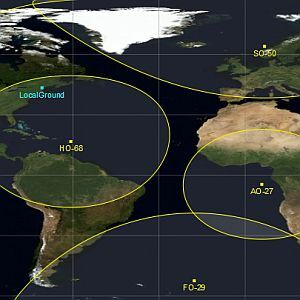 prever rastreador de satélite