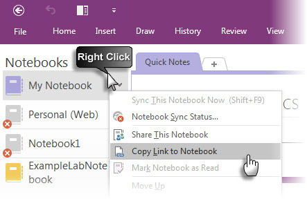 Microsoft OneNote - Criar atalho na área de trabalho