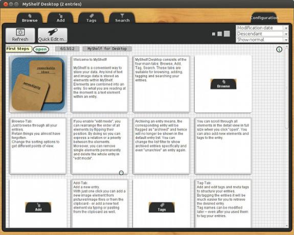 MyShelf: armazene notas para facilitar o acesso sem a nuvem myshelf