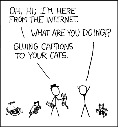 Meme Generator: Possivelmente, o máximo de diversão que você terá no seu iPad xkcd cats