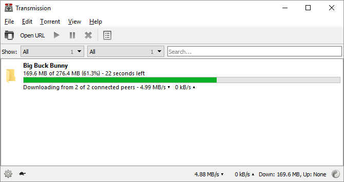 melhores clientes de torrent - Transmission