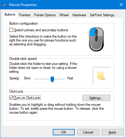 como personalizar o mouse no windows 10