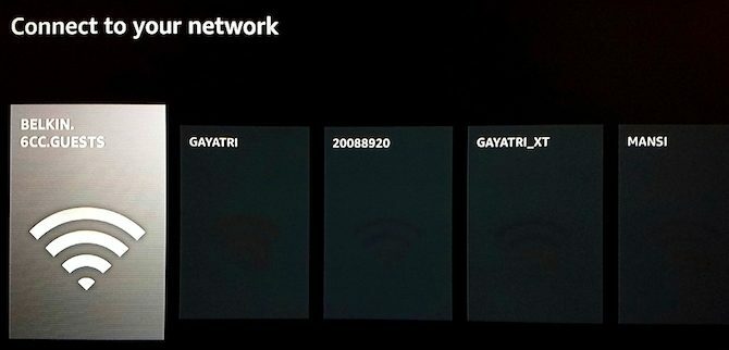 Configurando o Amazon Fire TV Stick: como conectar-se à rede Wi-Fi