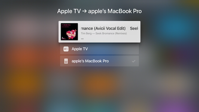 Saídas Apple TV