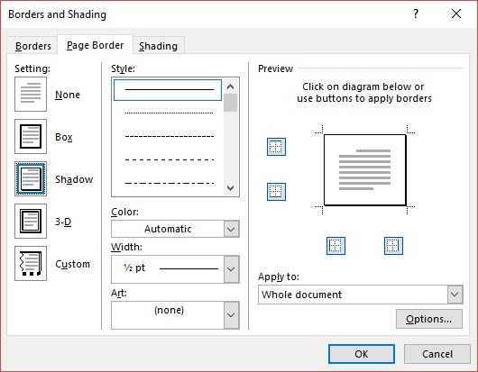 Como criar relatórios e documentos profissionais nas bordas e sombreamento do Microsoft Word