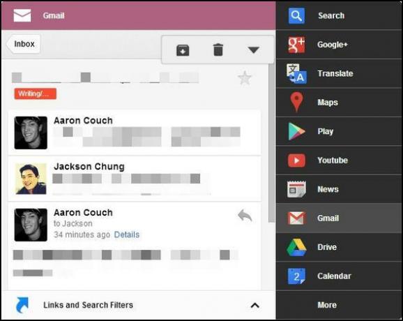 Menu preto: acesse todos os serviços do Google em um único menu [Chrome] Gmail Convo