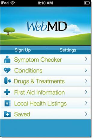 aplicativo webmd