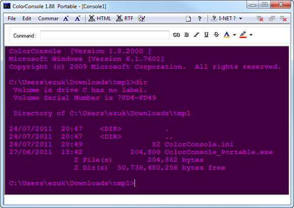 console alternativo para windows