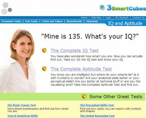 10 sites com testes divertidos para medir seu QI IQ Test02