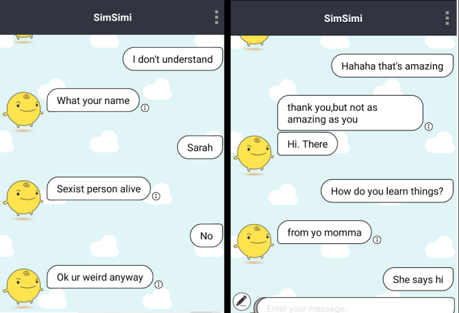 simsimi-chatbot-conversação