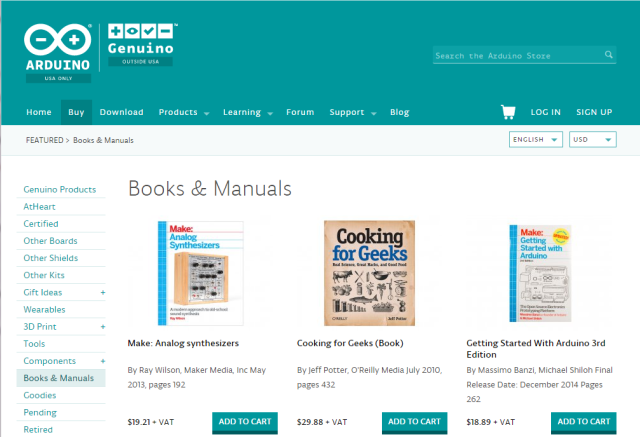 arduino-books