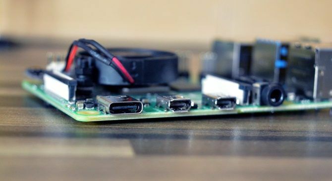 Raspberry Pi 8GB com calço ventilador