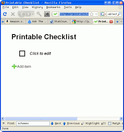 ferramenta de lista de verificação online