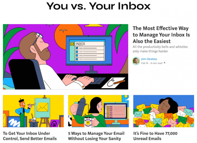 Você vs. Sua série da Caixa de entrada fala sobre os melhores métodos para organizar seu email