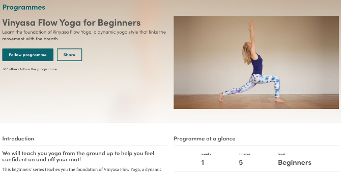 Curso de yoga gratuito de Esther Ekhart - fluxo vinyasa para iniciantes