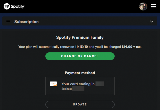 Assinatura Spotify Premium