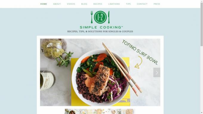 1-2 site de culinária simples