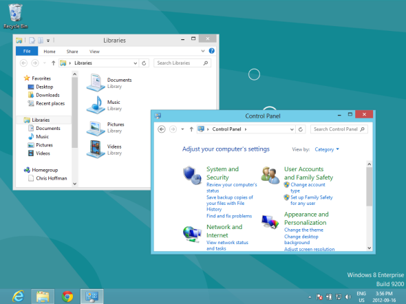informações do windows 8