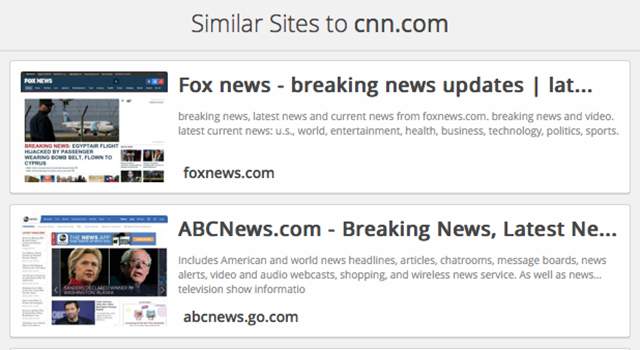SimilarSitesSafariNews