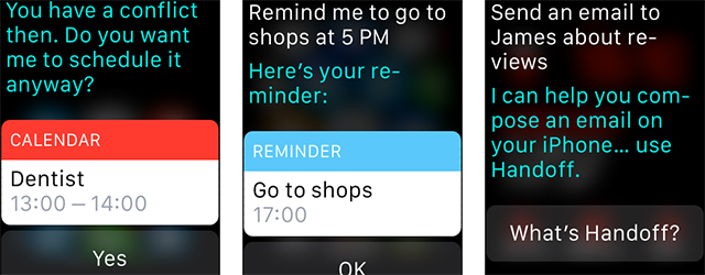 Como executar funções comuns do iPhone no seu Apple Watch watch siri