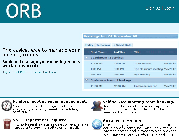 gerente de sala de reunião