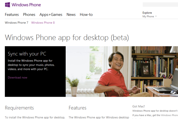 sincronizar o windows phone 8 com o windows 8