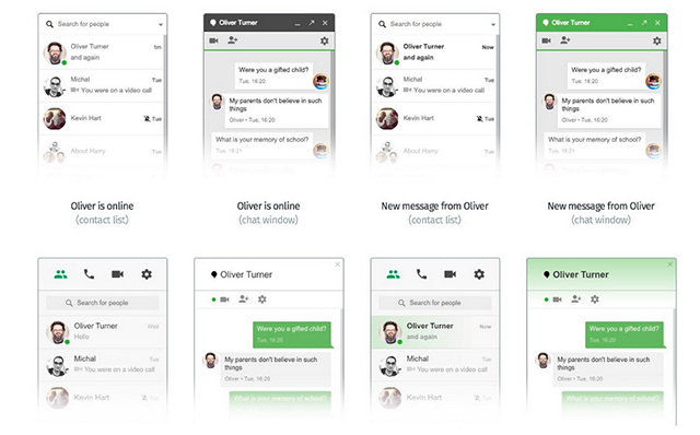 design de hangouts comuns