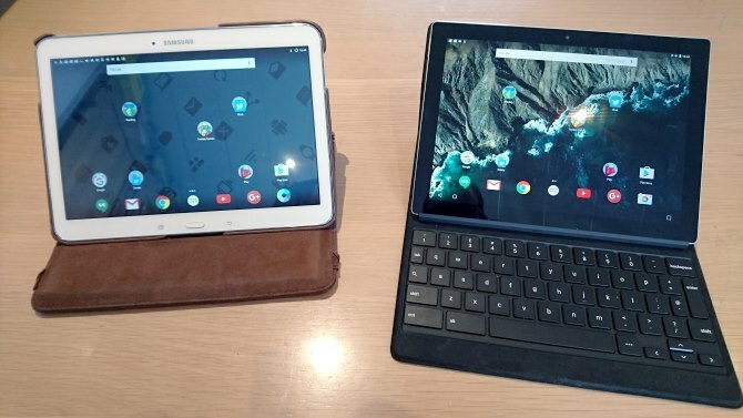 MakeUseOf Review Google Pixel C Comparação Kindle