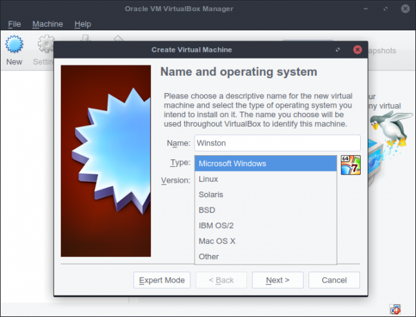 VirtualBox executa sistemas operacionais em uma máquina virtual