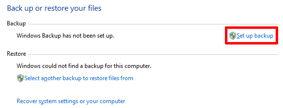 backup e restauração do windows 7