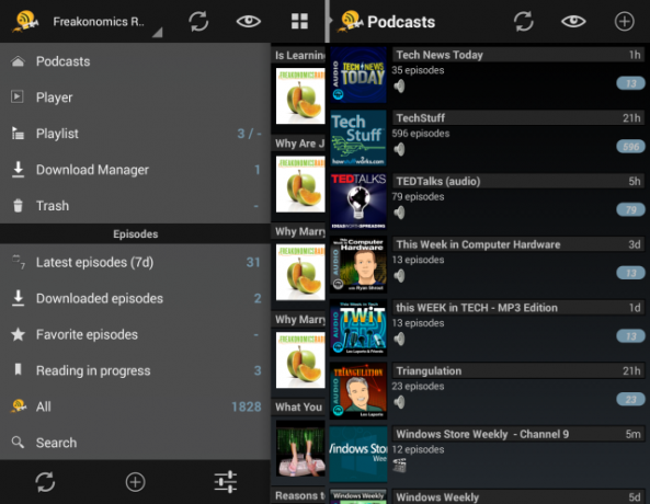 Podcast Addict para Android