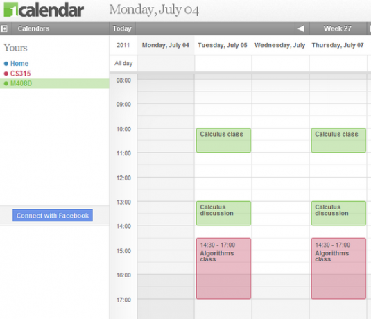 software de calendário inteligente