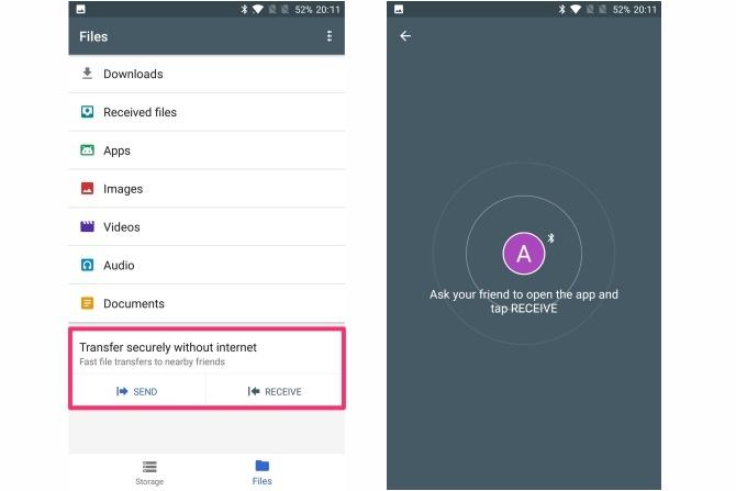 recursos dos arquivos do google go app