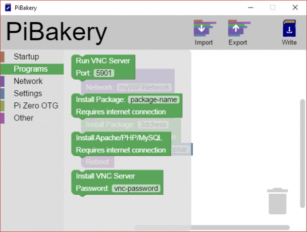 MakeUseOf Linux PiBakery Programs