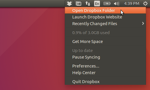 Dropbox no ubuntu