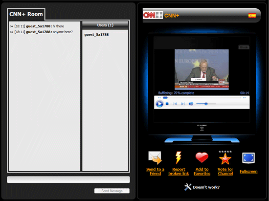 streaming de notícias de tv