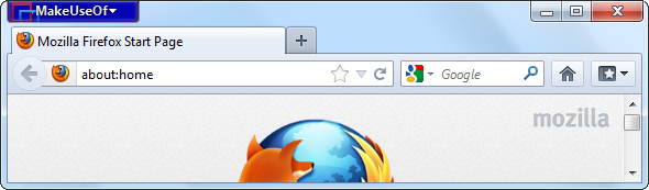 botão de menu laranja do firefox