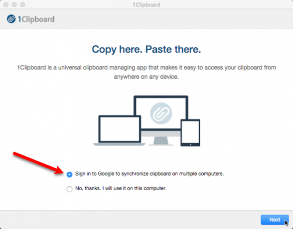 1clipboard windows mac linux sync área de transferência