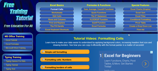 Tutorial de treinamento gratuito